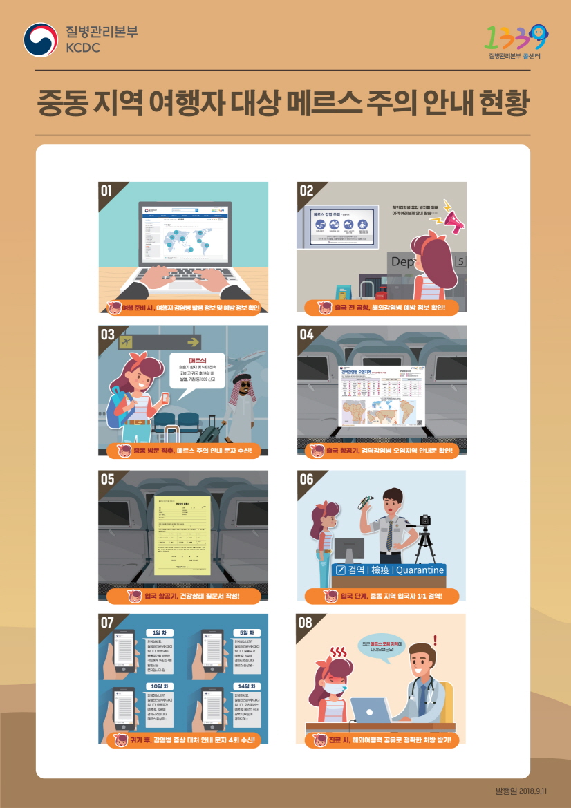 메르스 바로알기 및 예방수칙 등